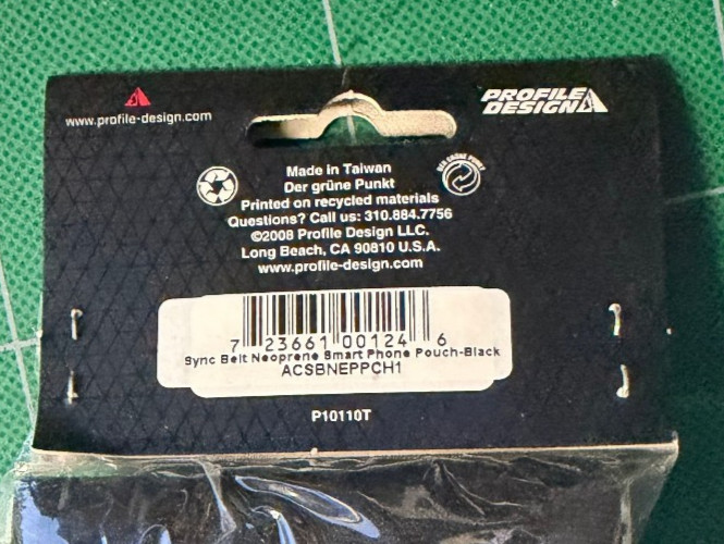 Profile Design Sync Belt Neoprene Pouch Black NOS
