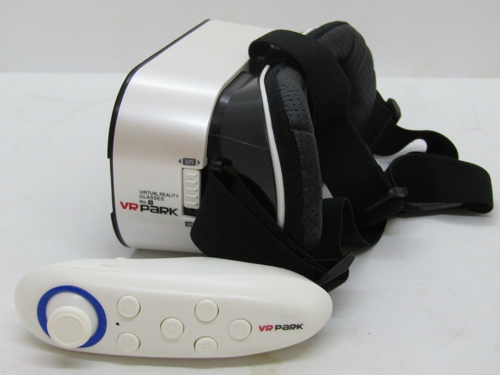 VR Park, Mobile Phone Virtual Reality Glasses with Bluetooth Remote Control.B111