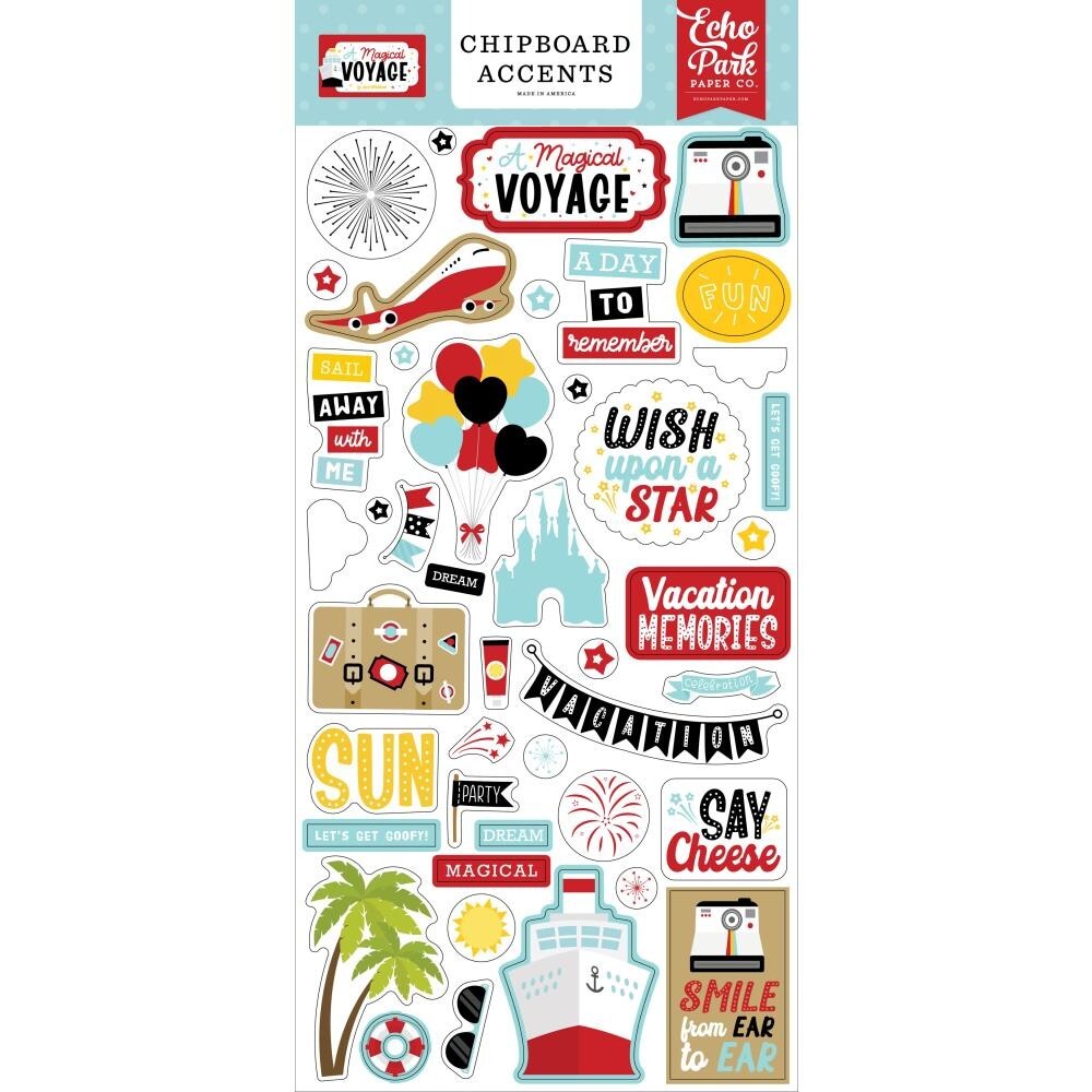 Echo Park ~ A MAGICAL VOYAGE ~ Chipboard Accents