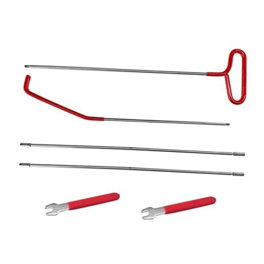 Car Long Reach Tool, 67" Multi-Function Automotive Emergency Tool, Portable Red