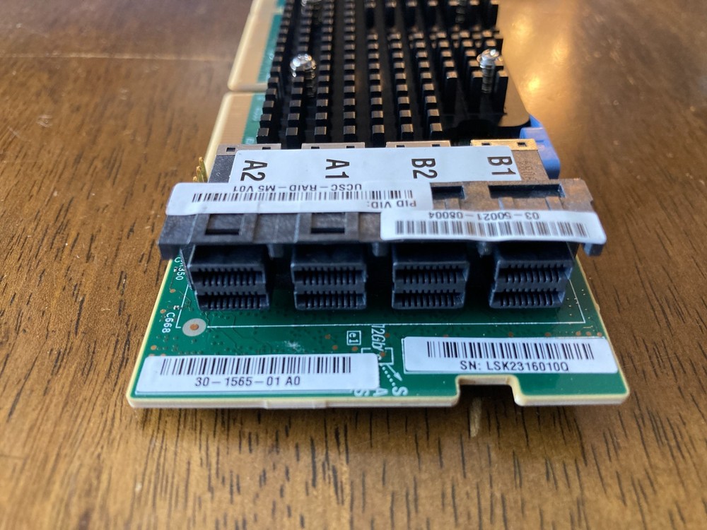 Cisco UCSC-RAID-M5 V01 30-1565-01 12GB/S SAS Modular RAID Controller