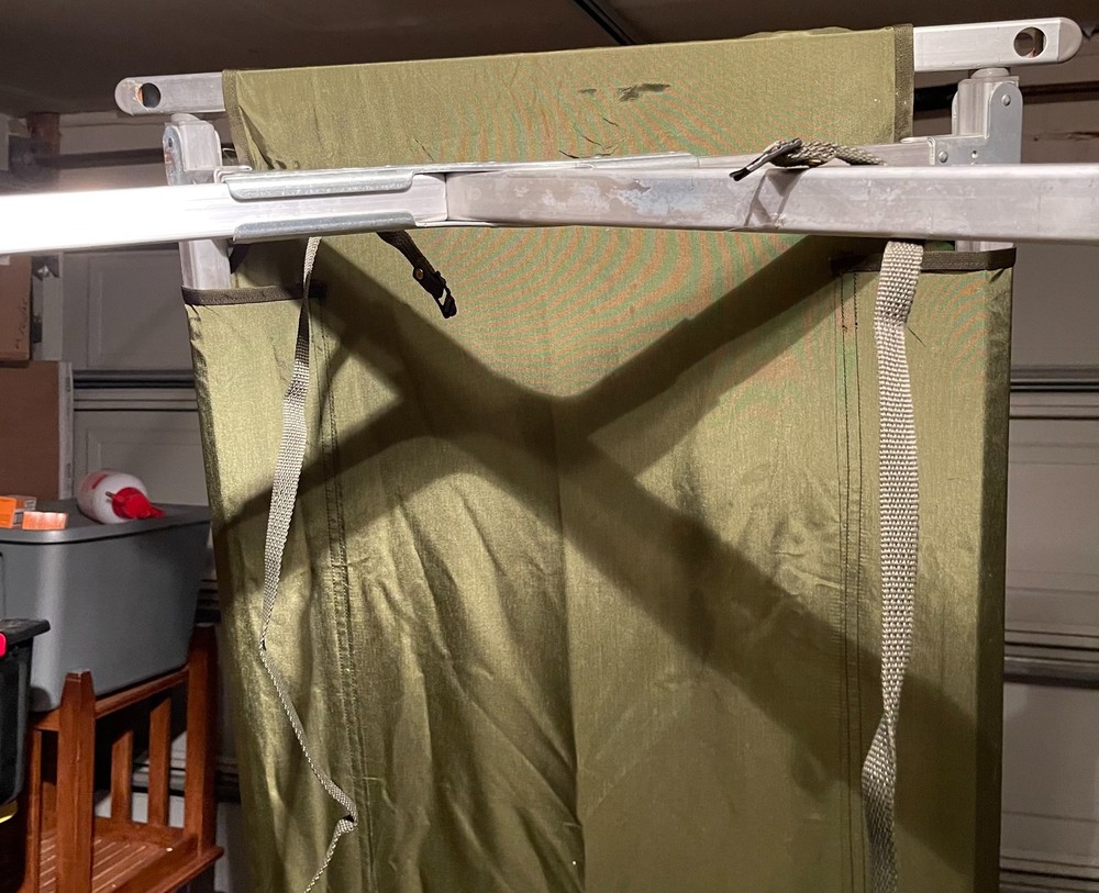 US Army Military Issue Sleeping Cot Compact Lightweight Foldable Aluminum Frame