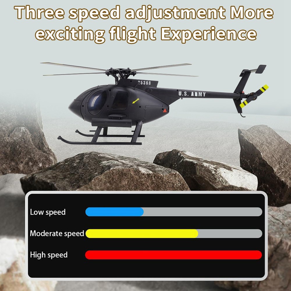 Remote Control Helicopter 2.4G 4CH UAV 1:28 Fixed Height Single Blade BQES