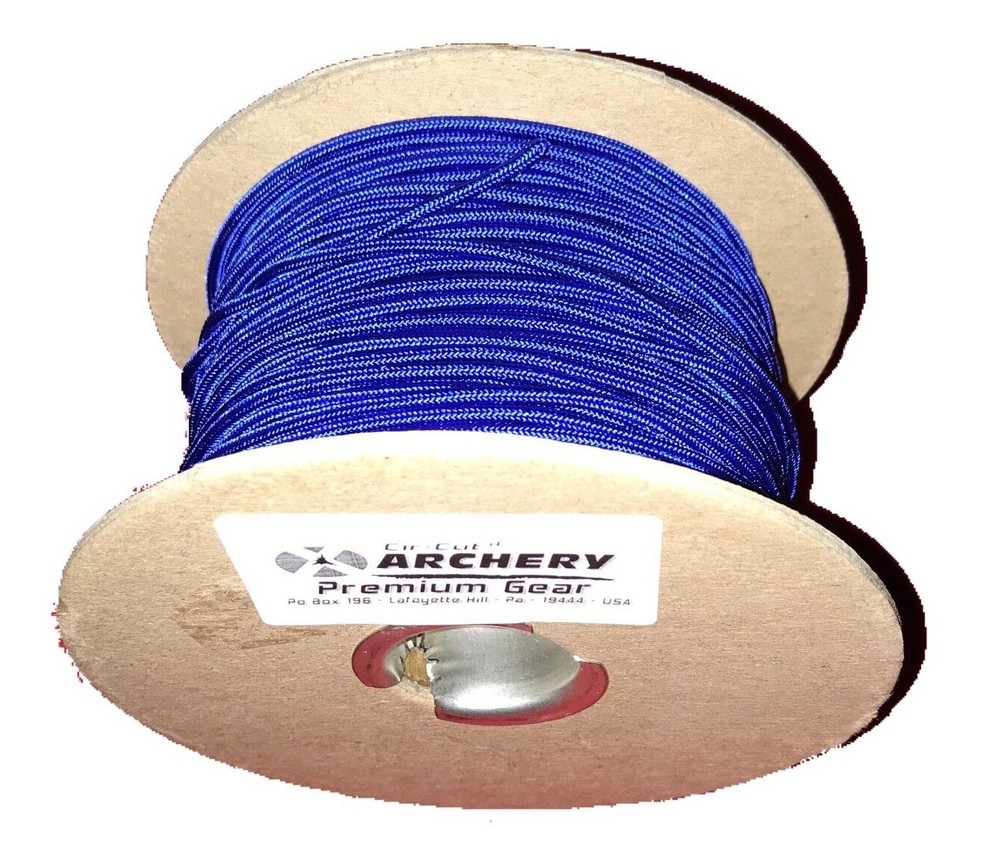 3', 6', 9', 12', 15' - BLUE - D Loop Cir-Cut Rope Material ARCHERY Release BOW