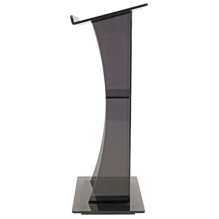 Kingdom KL1MSGP Personalized Madison Acrylic Lectern - Classic Curve Design