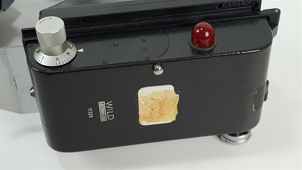 Wild Heerbrugg microscope camera, shutter, light assembly 1105 + 11323