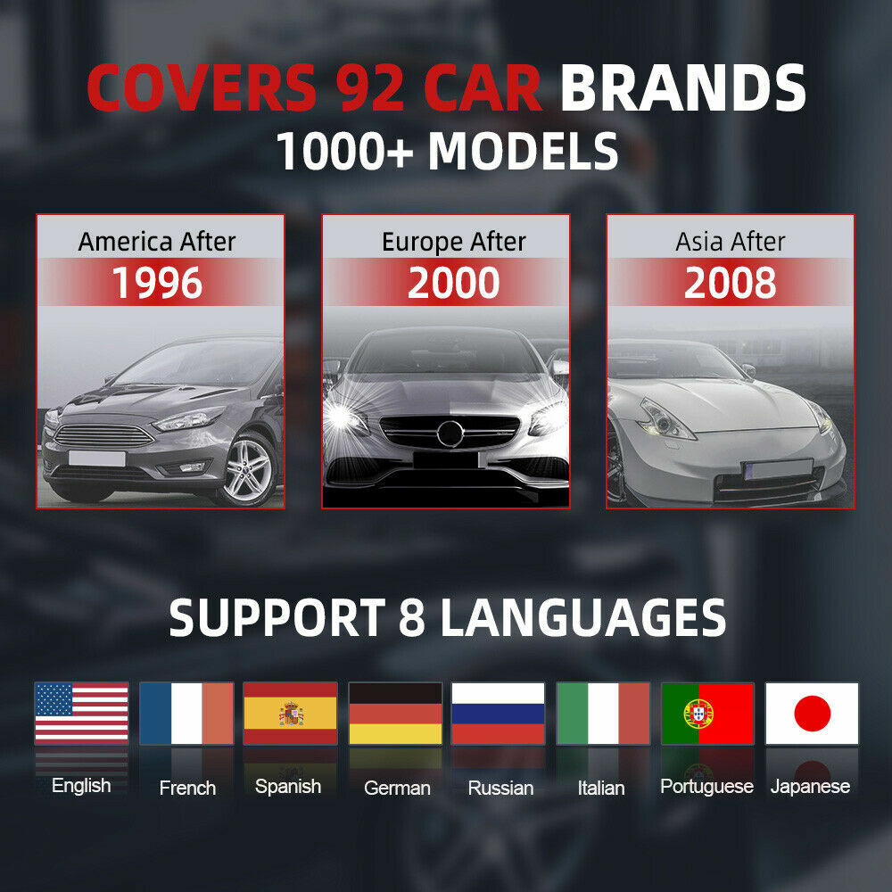 Thinkscan Plus S4 Car Scanner ECM SRS ABS TCM BCM Diagnostic Tool Code Reader