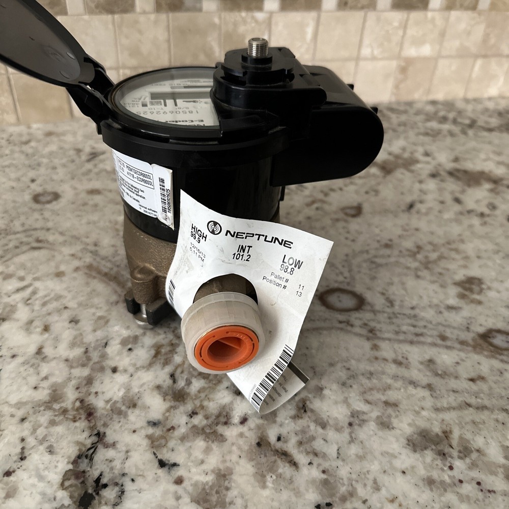 Neptune T-10 5/8" Water Meter E-Coder R900i RW2F11