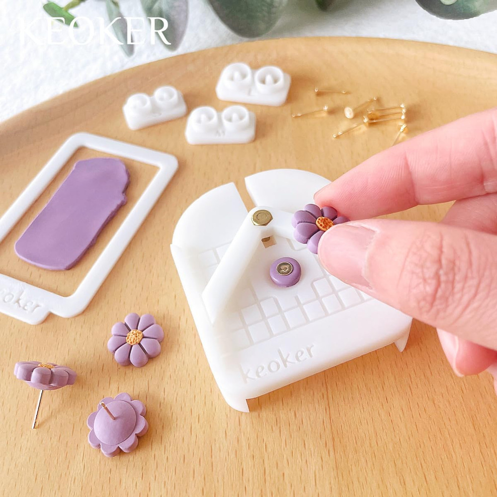 Stud Post Embedding Tool Polymer Clay Earring Polymer Clay Tools Clay Jewelry