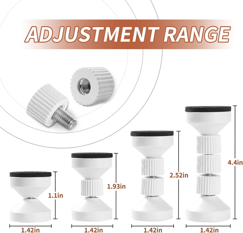 Adjustable Threaded Bed Frame Anti-Shake Tool for Bed, Headboard Stoppers, Bedsi