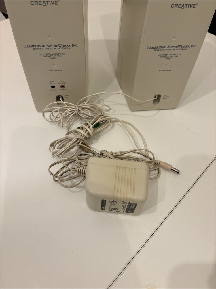 Cambridge SoundWorks SBS52 Multimedia Computer Speaker System Desktop PC Working