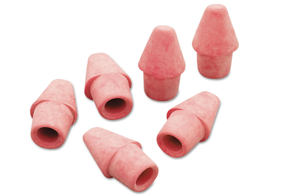 Arrowhead Pink Cap Erasers 144 Count
