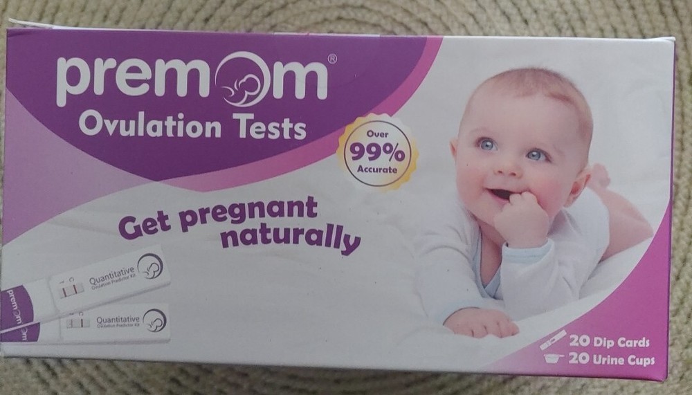 Premom/Ovulation Test/20 Dip Cards / 20 Urine Cups