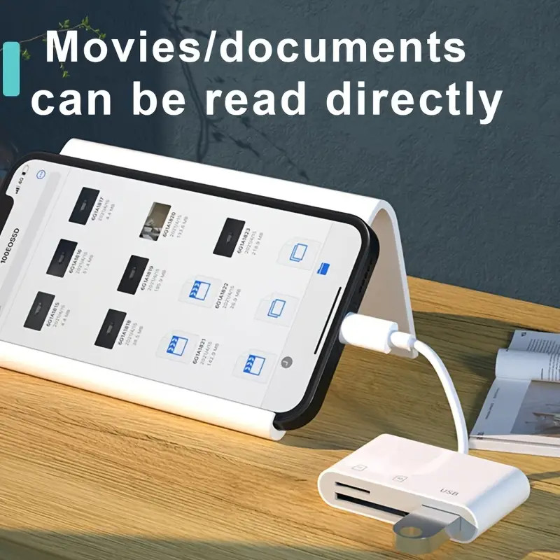 TF/SD Card Adapter Camera Reader Camera Android Type-c For iPhone17 Pro Max Plus