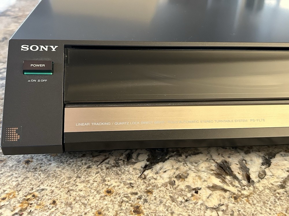 Sony PS-FL7II Linear Tracking Turntable | Rare Front-Loading | Japan | Works