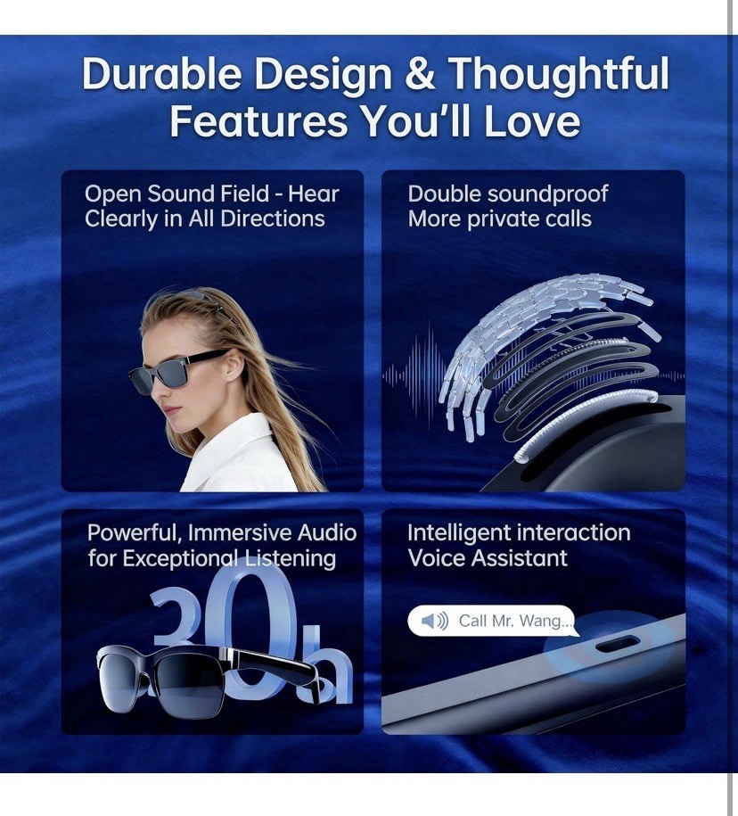 Sunglasses & Bluetooth Glasses