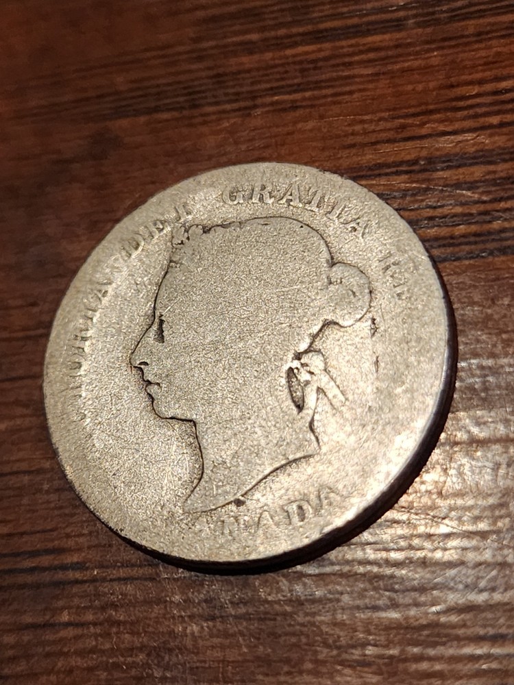 1892 Canada 25 Cents Silver Coin