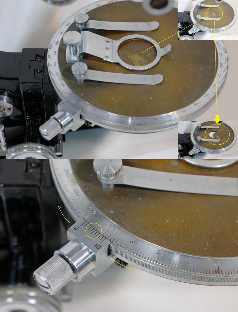 microscope antique collectible Ernst Leitz's "MOP" Polarizing Microscope