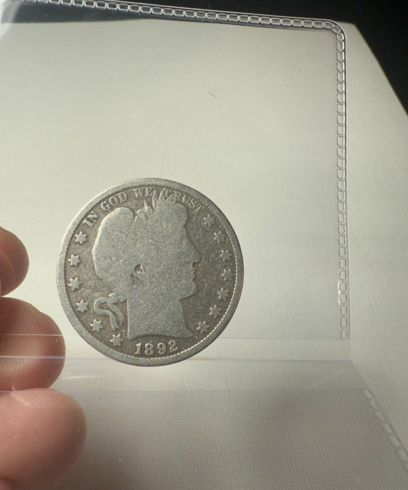 1892-P Barber Silver Half Dollar Nice Circulated Example