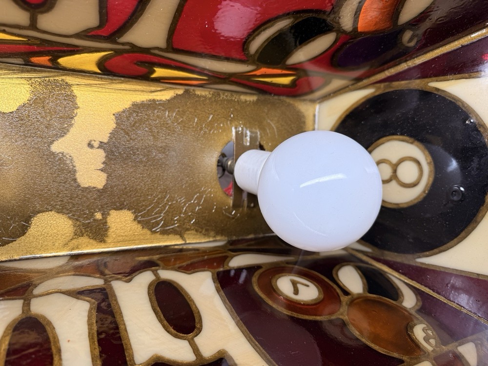 Vintage Resin/Plastic Pool Table Light