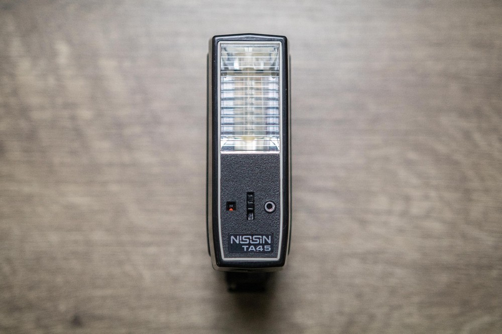 Nissin TA45 Automatic Electronic Flash Shoe Mount TESTED & WORKS