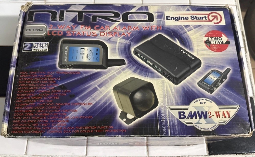 Nitro Engine Start 2-way FM With LCD Display