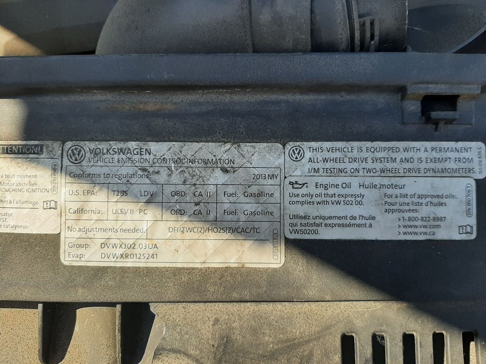 TIGUAN 2013 Headrest 1014243