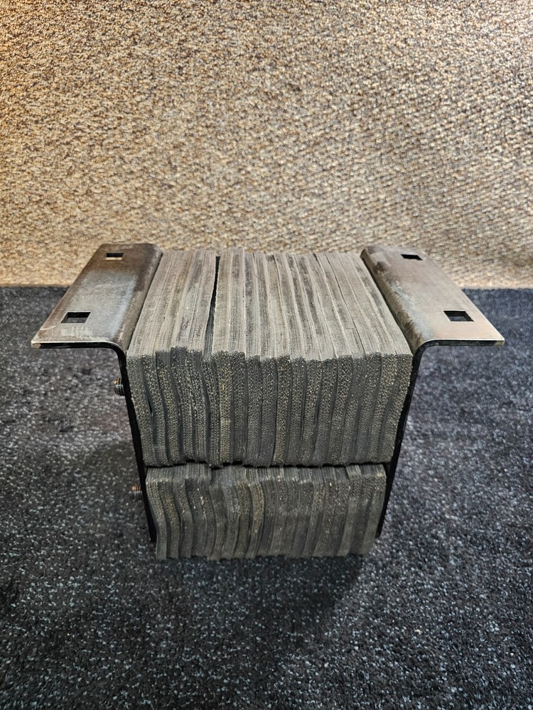 Extra-Thick Laminated Loading Dock Bumper 12" x 10" Recycled Rubber