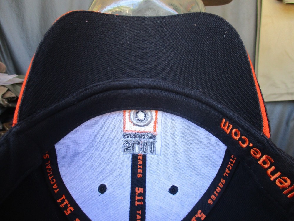 Vtg 2006 5.11 TACTICAL CHALLENGE Black Hat, Hook & Loop Adjustable Cap, NWoT