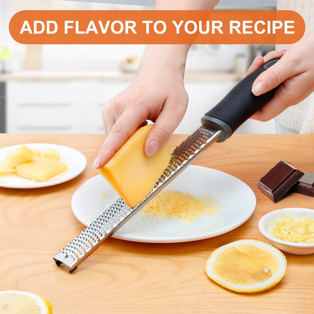 Stainless Steel Lemon Zester Cheese Grater for Lime Cheese Kitchen Tool