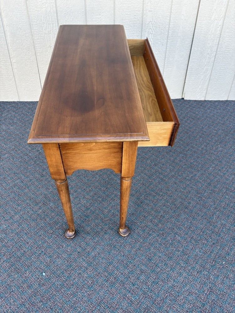 67081 STATTON Solid Cherry Console Sofa Table Stand with Drawer