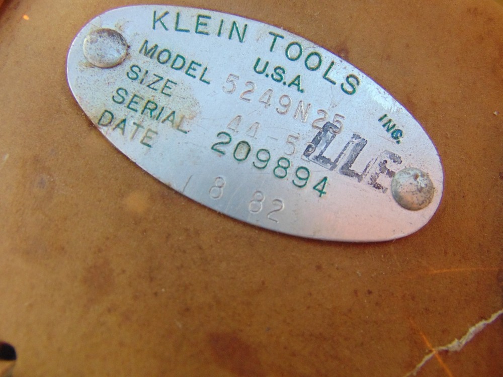 Vtg Klein Belt Sysem Assenbly Tools Lineman?