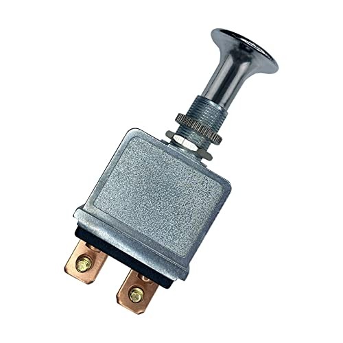 Heavy Duty 75A Push Pull Switch 6-28V DC 12 Volt 75A SPST, 2 Position On-Off,