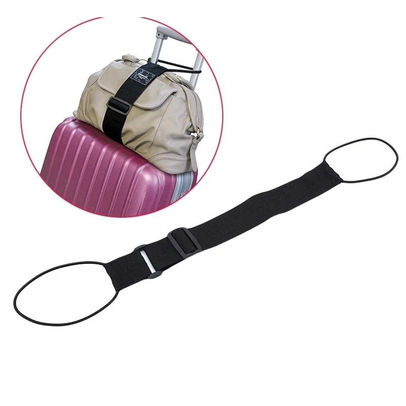 Adjustable Elastic Luggage Strap, Suitcase Belt, Travel Bungee Carrier Secure