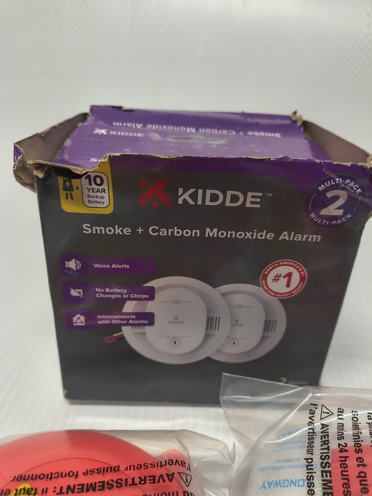 Kidde Smoke + Carbon Monoxide Multi-Pack 2 OPEN BOX FREE SHIPPING