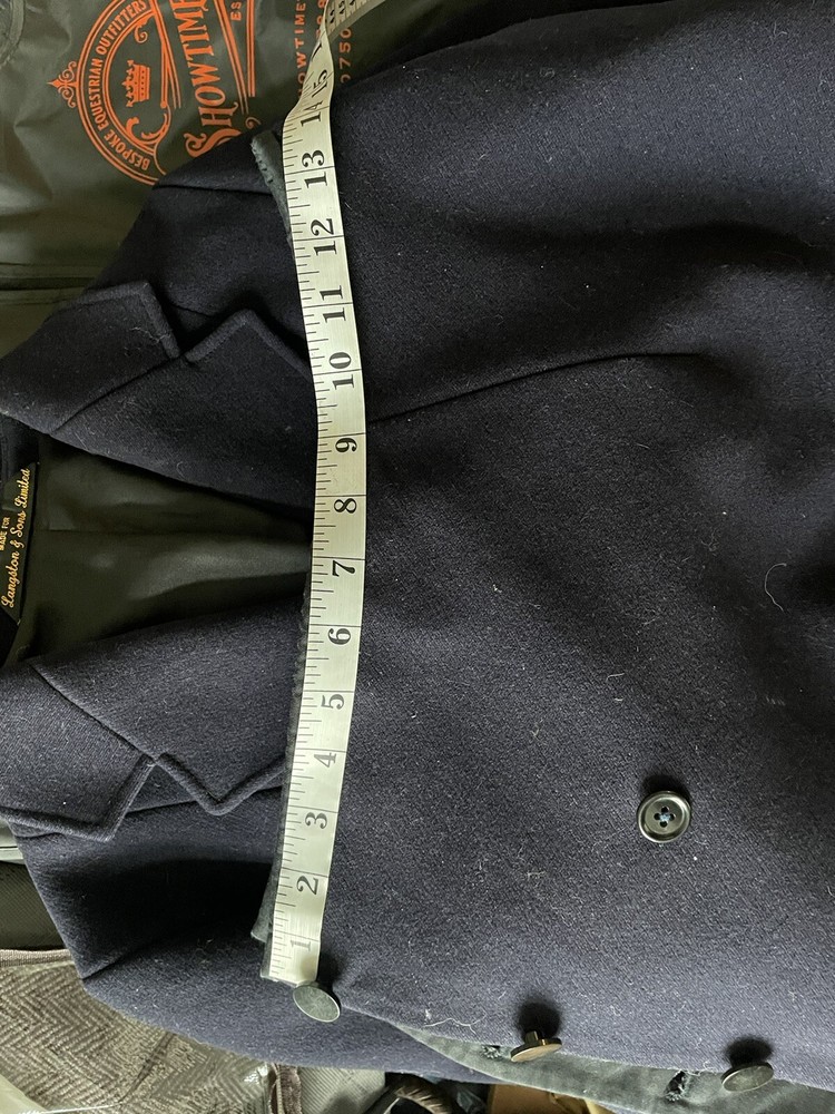 Langston & Sons Navy Side Saddle Habit Jacket Apron