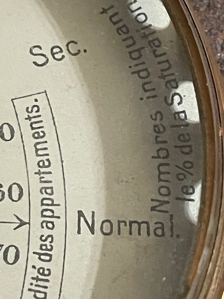 VINTAGE HYGROMETER