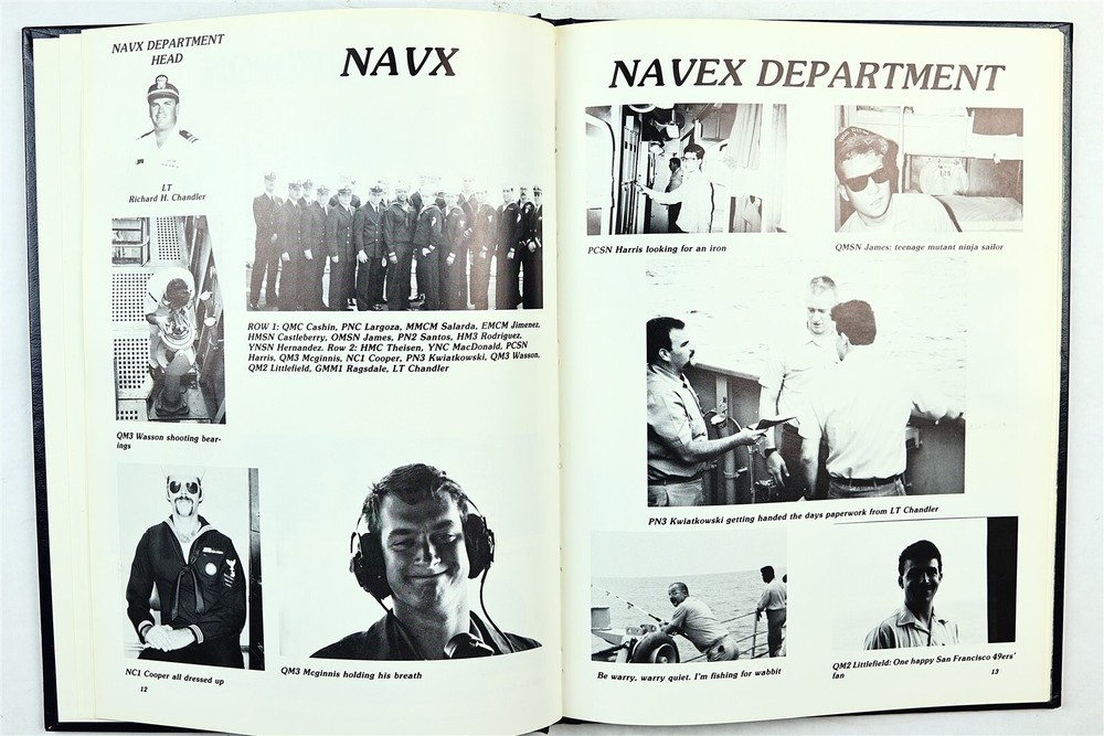 USS Stein (FF-1065) 1989 1990 Westpac Deployment Cruise Book