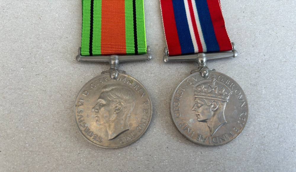 WW2 WAR & DEFENCE MEDALS