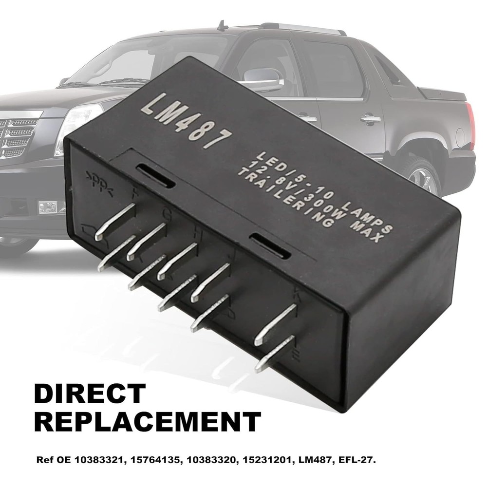 10383321 LED Flasher Relay Fix Hyperflash for GM Vehicles
