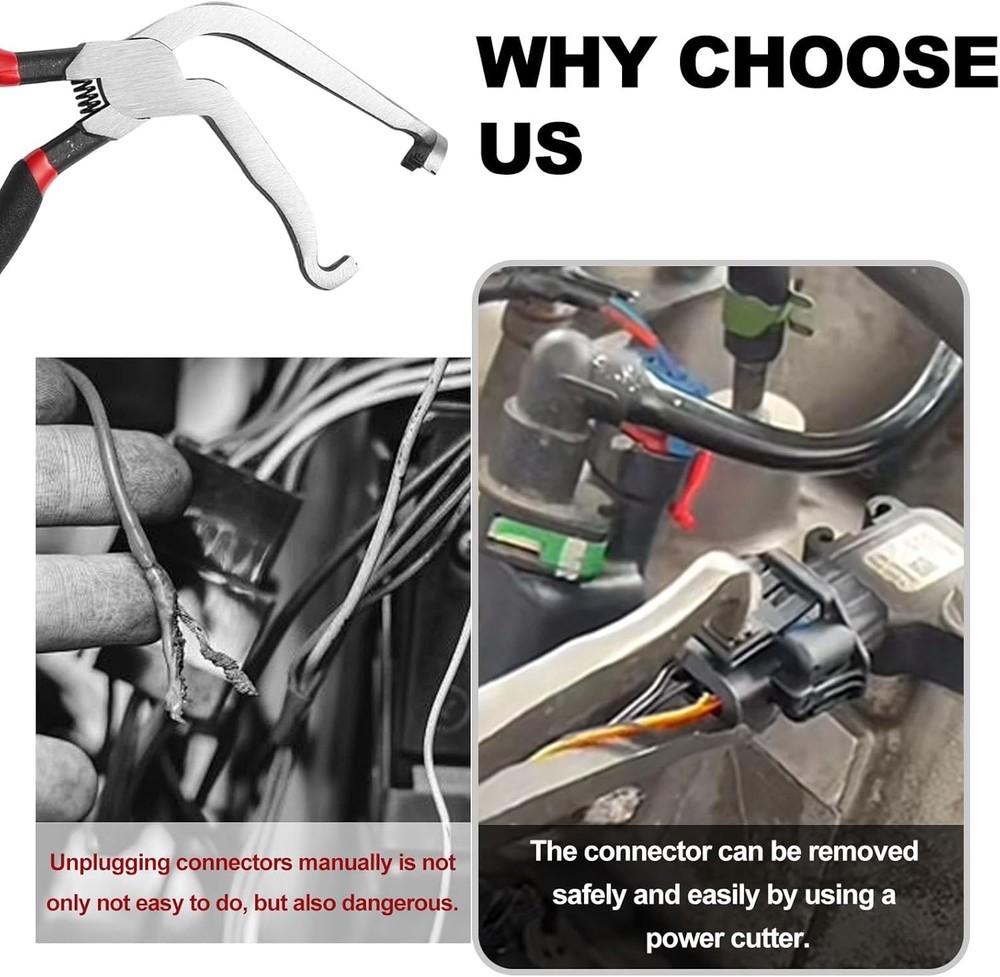 2PCS Electrical Disconnect Plier Connector Separator Removal Tool Kit Automotive