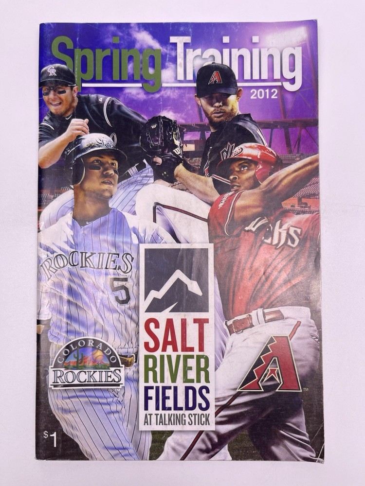 Arizona Diamondbacks Vs Colorado Rockies 2012 Spring Training Program Salt River