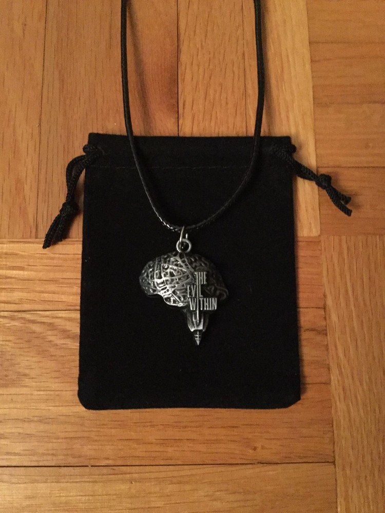 The Evil Within Logo Necklace / Pendant with Pouch