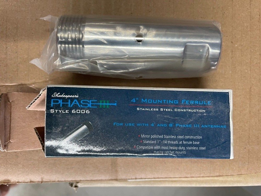 SHAKESPEARE PHASE 3, 4" MOUNTING FERRULE STYLE 6006