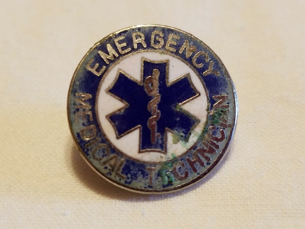 Antique Emergency Medical Technician Pinback