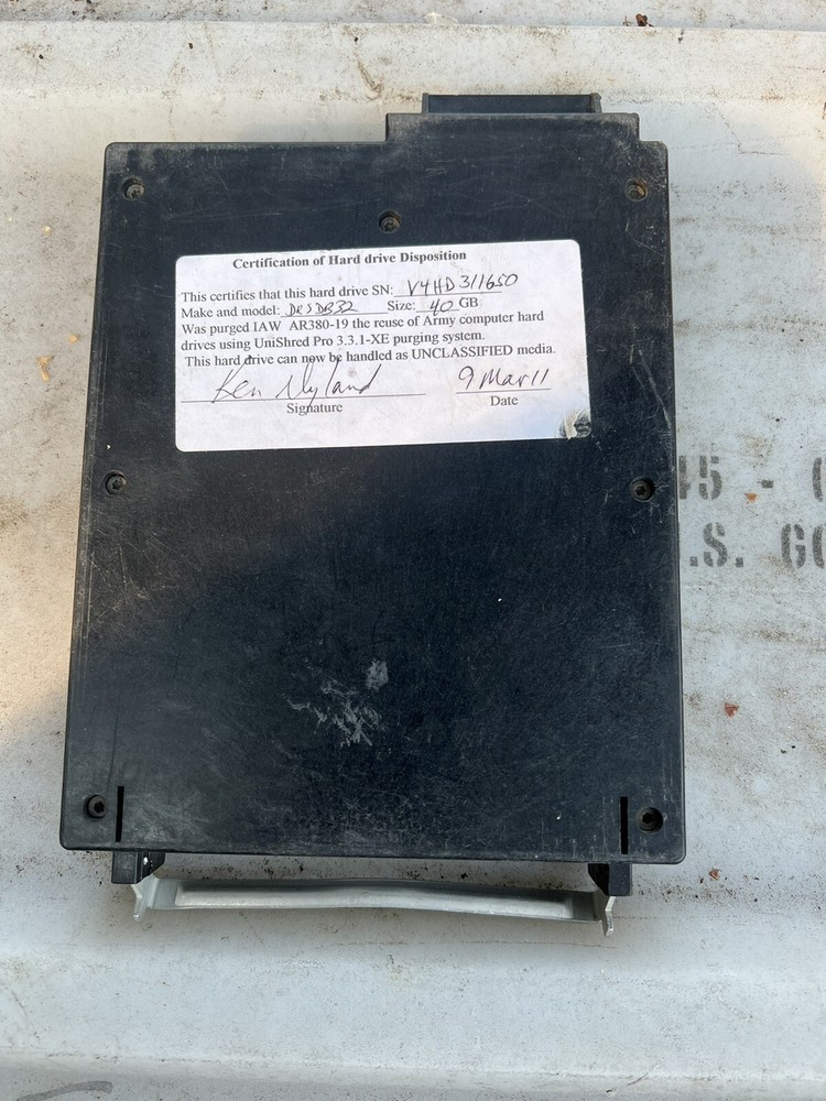 Hmmwv Bft Hard Drive