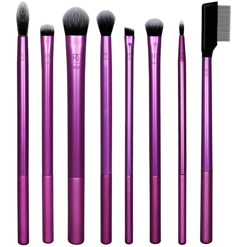 Real Techniques Enhanced Eye makeup Brush set⭐️Everyday Essentials 8 pcs 01991⭐️