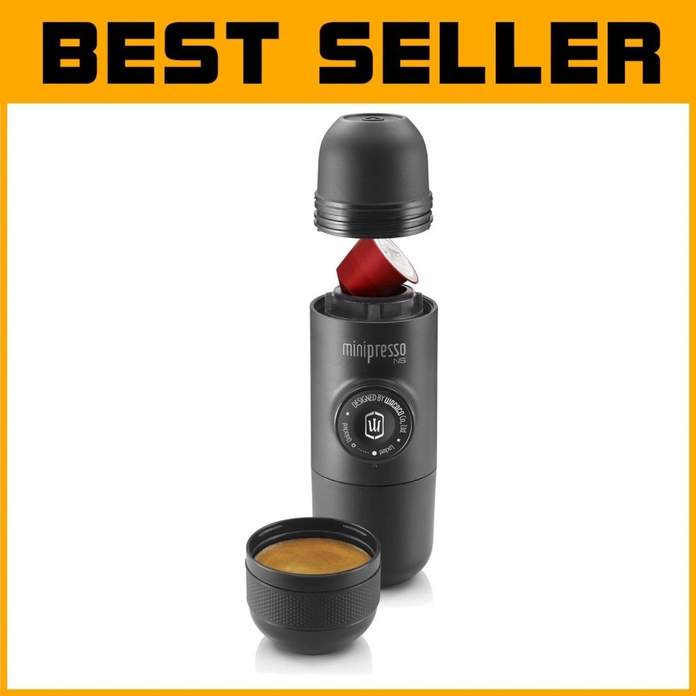 Portable Espresso Machine - No Electricity Required/-