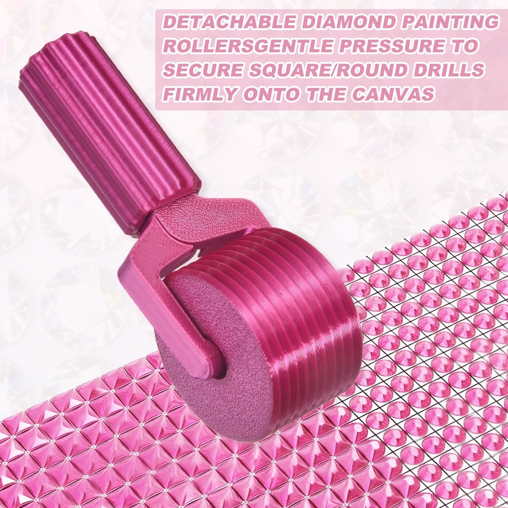 Diamond Art Roller, Detachable Diamond Paint Tools(Purple)