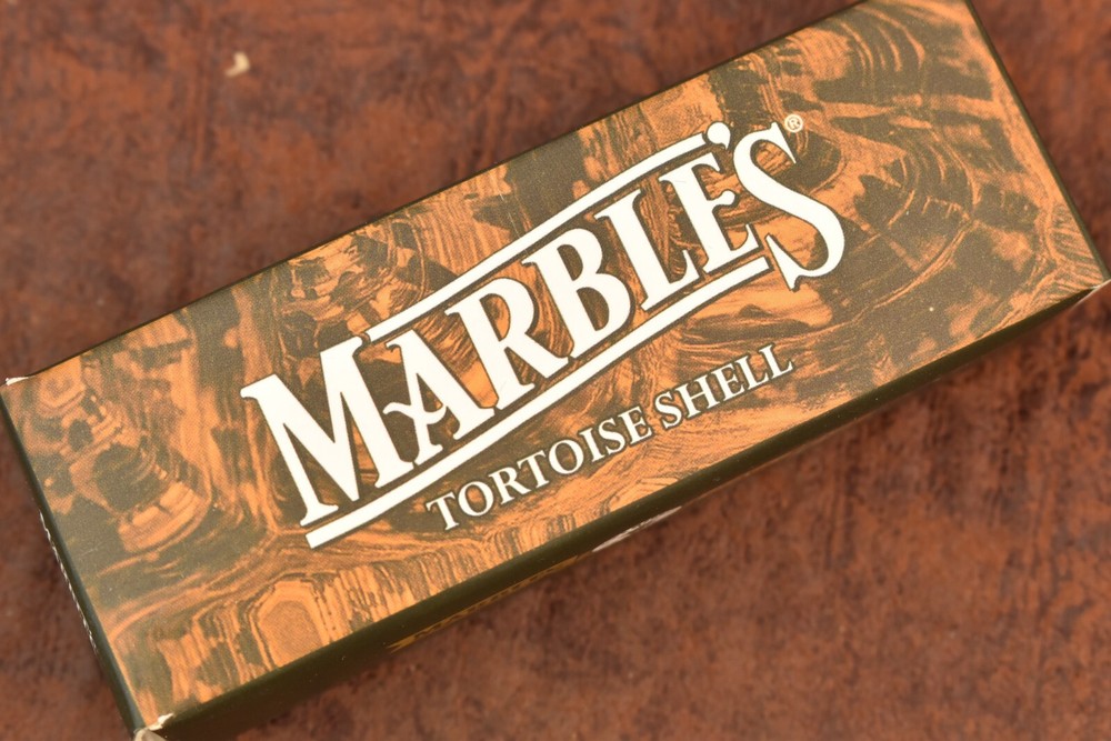 MARBLES TORTOISE SHELL LONG PULL SMALL LADIES LEG JACK KNIFE NICE MR208